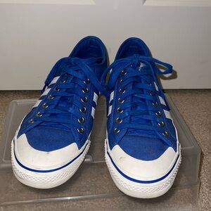 Adidas Mens Nizza Blue Sneakers